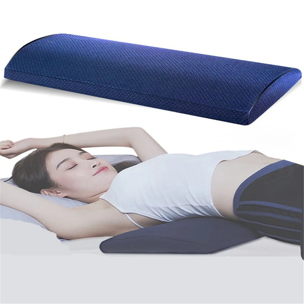 56CM Sleeping Support Lumbar Cushion Memory Foam Lumbar Pillow Pregnant Women Bed Sleeping Lumbar Back Pain Suppor Cushion