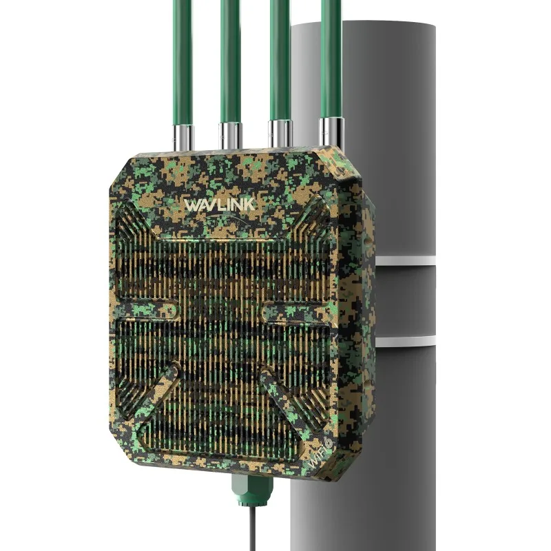 

Уличный маршрутизатор WN573HX3 Camouflage AX3000 с Wi-Fi 6, двухдиапазонный, со встроенным PoE для дальнего радиуса действия сигнала в условиях бездорожья