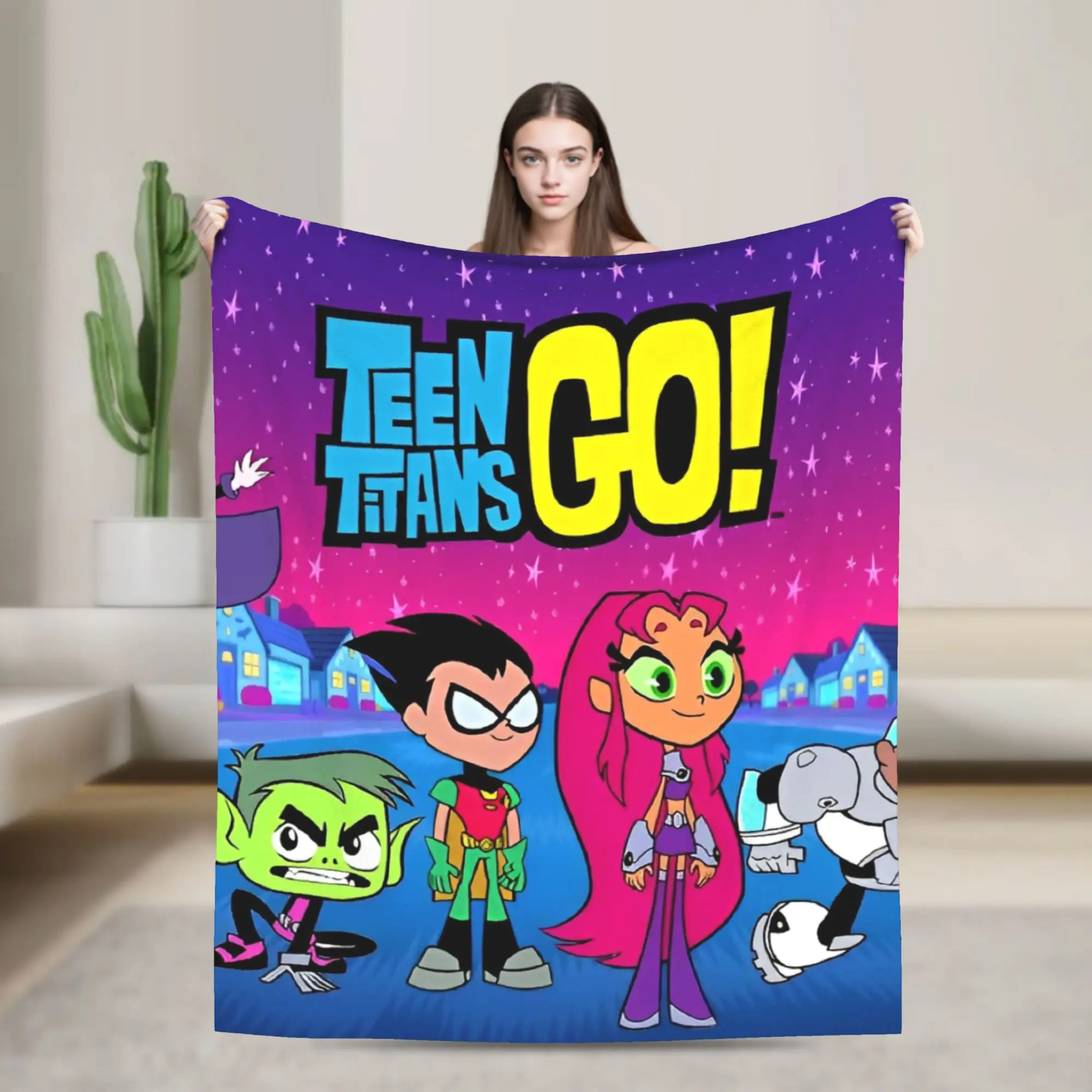 teen-titans-go-games-cobertor-de-malha-de-flanela-macia-para-tapete-de-cama-de-viagem-de-aviao