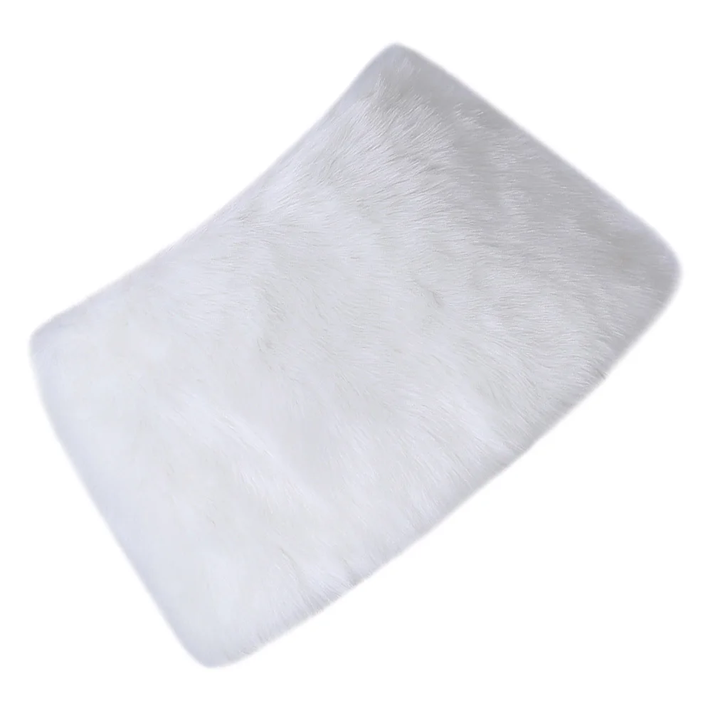 شال الزفاف الدافئ الأبيض تقليد أرنب الشعر كيب الشتاء فستان الزفاف الدافئة اللفاع العروس الشتاء شال الموضة الساحرة