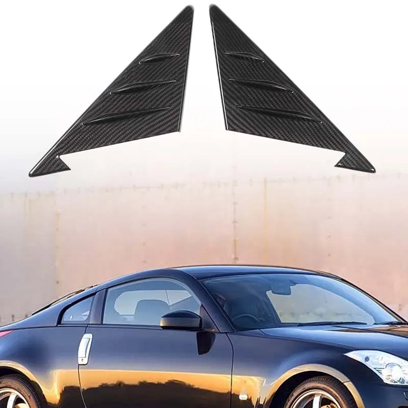Car A-pillar Triangle Cover Trim Sticker A Pillar Triangle Panel Cover Car Accessories For Nissan 350Z Fairlady Z Z33 2003-2006 view 2