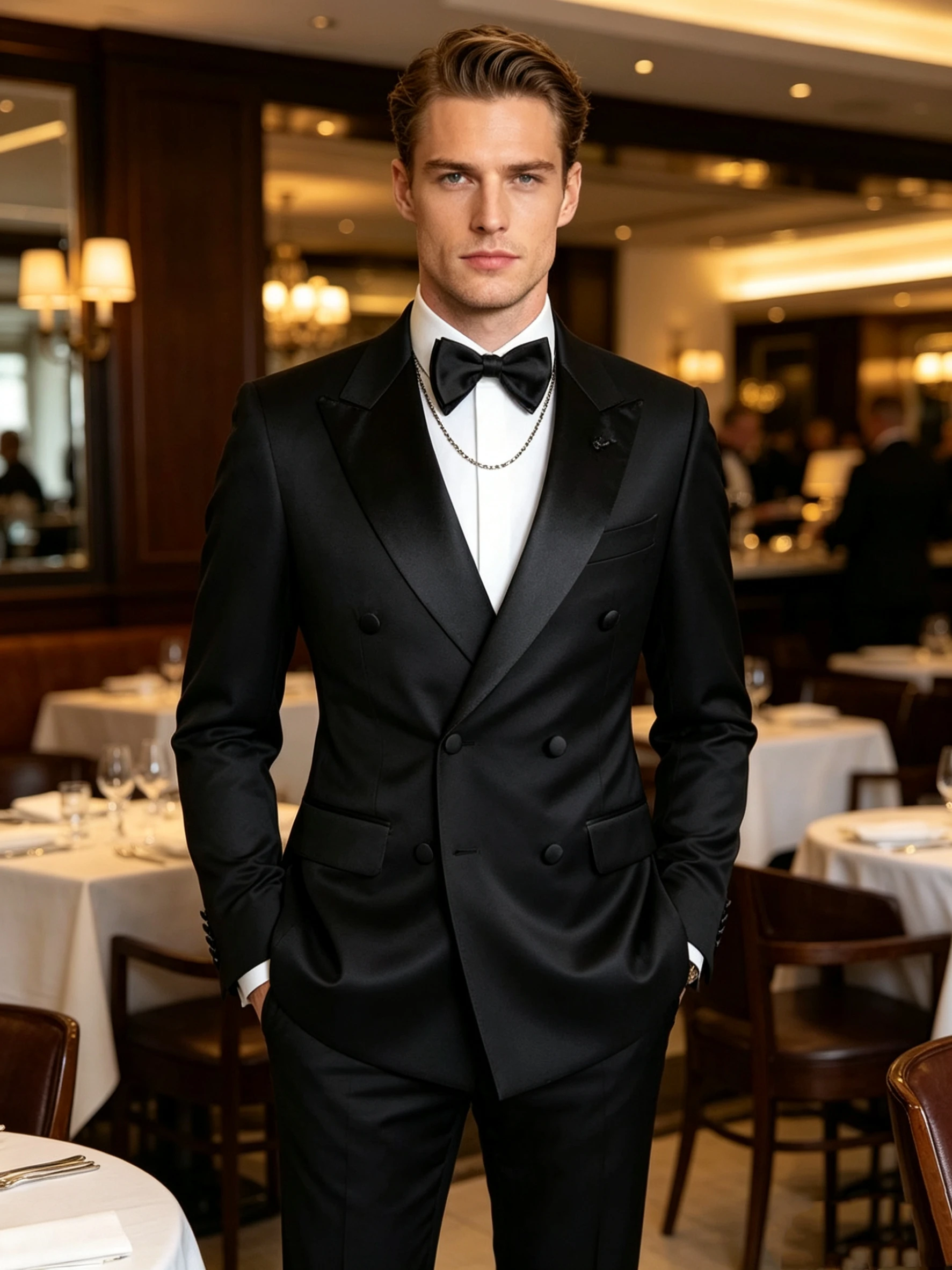 

Black Men Suits for Wedding Double Breasted 2 Pieces Slim Fit Men Blazer Sets Business Men Clothing Party Suits Jacket+Pants
