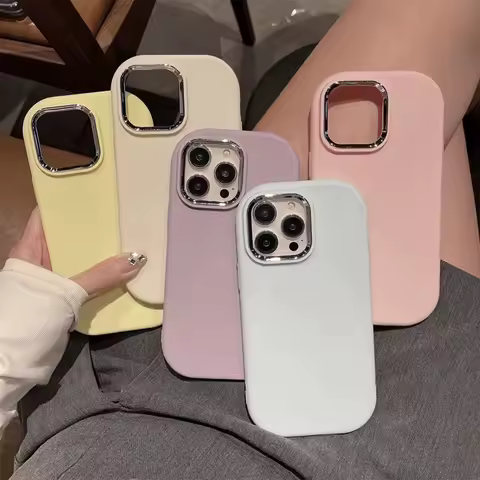 Plating Camera Candy Soft Silicone Phone Case For Samsung Galaxy Note 10 Plus 20 S24 S23 S22 Plus Ultra S20 FE S21 FE 5G Cover