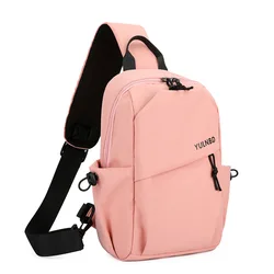 2024 Crossbody Bag Unisex Large Capacity Travel Chest Bag New Customable Single Shoulder Bag