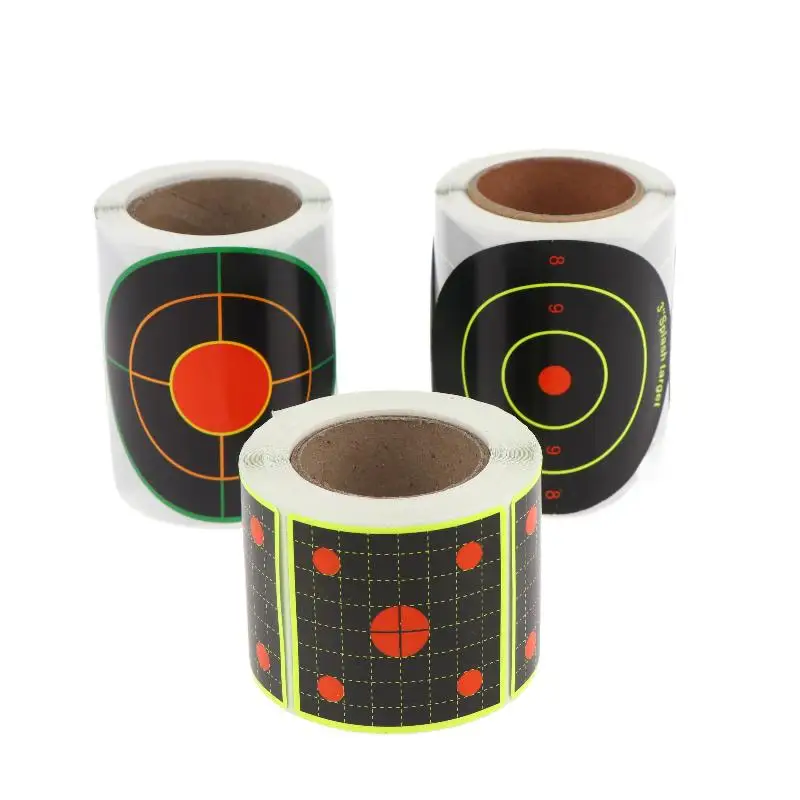 Premium Square Shooting Practice Target Paper Clear Splash Impact Marks for Professional Training Supplies