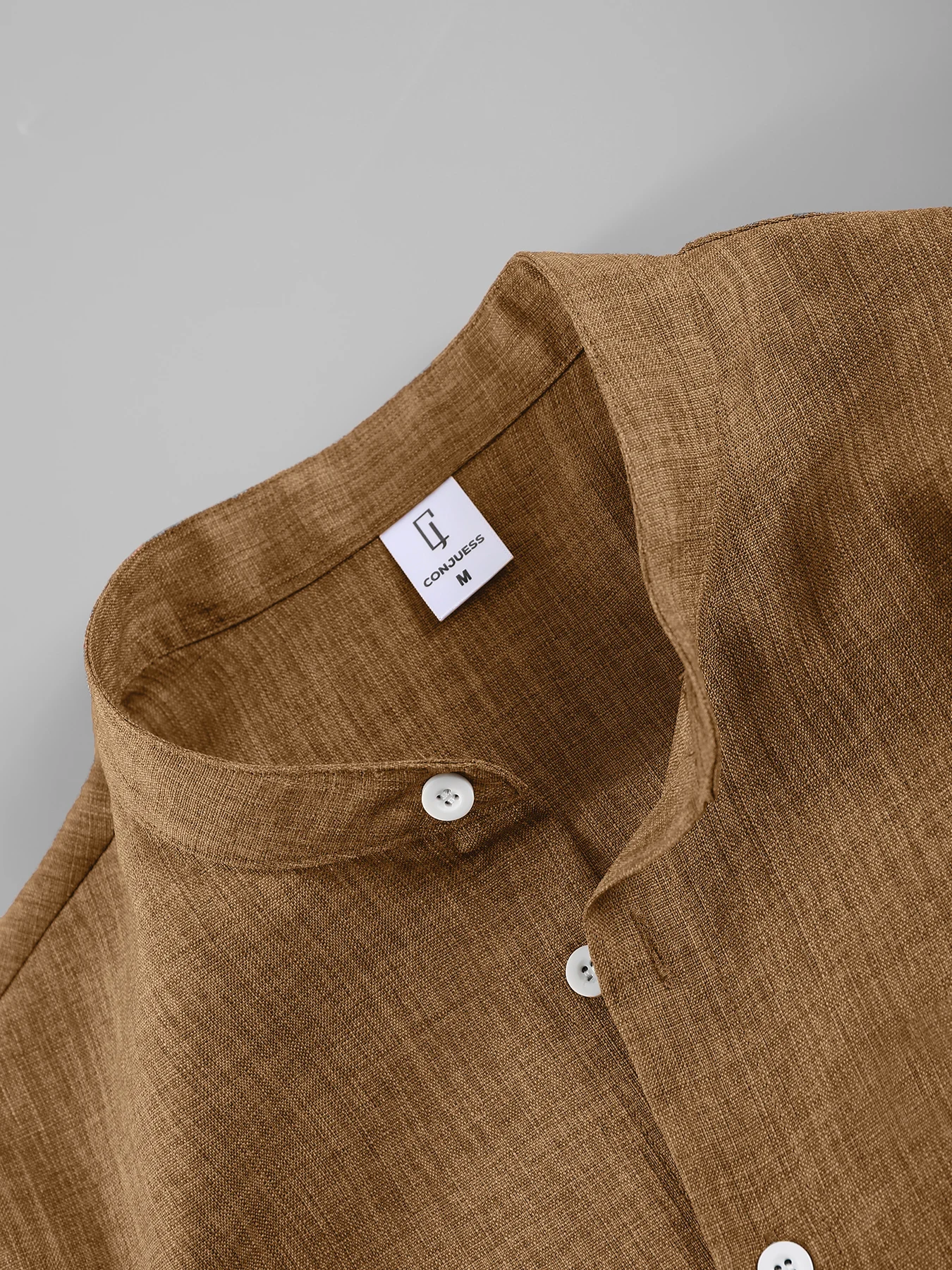 Summer Men's Cotton Linen Text - Linen Shirt Breathable recension och pris