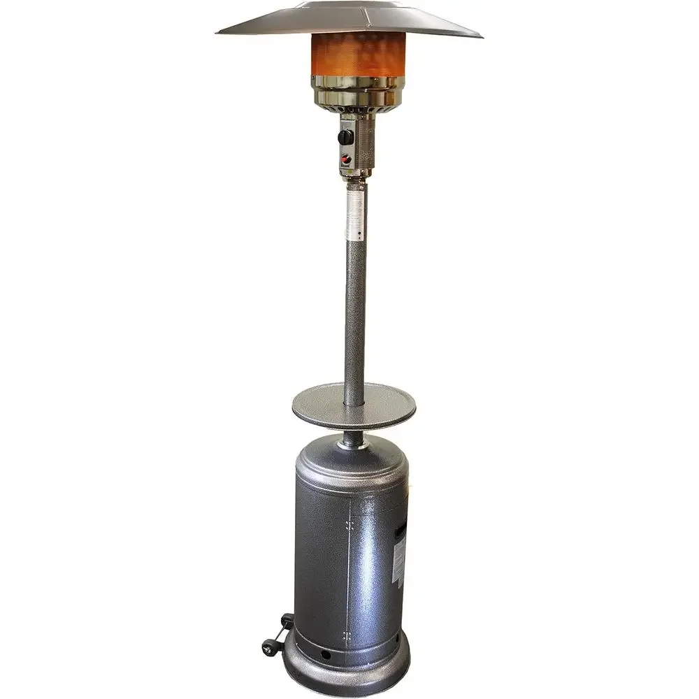 Silver Hammered Outdoor Patio Heater