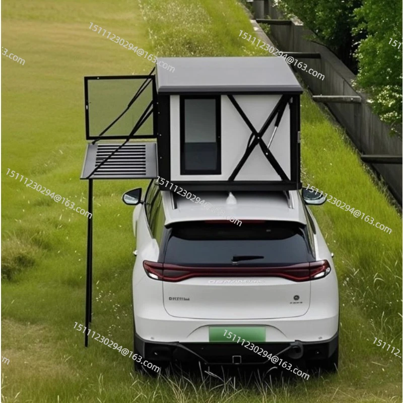 

Outdoor Camping Automatic Self-driving Hard Top Folding Extension Roof Tent