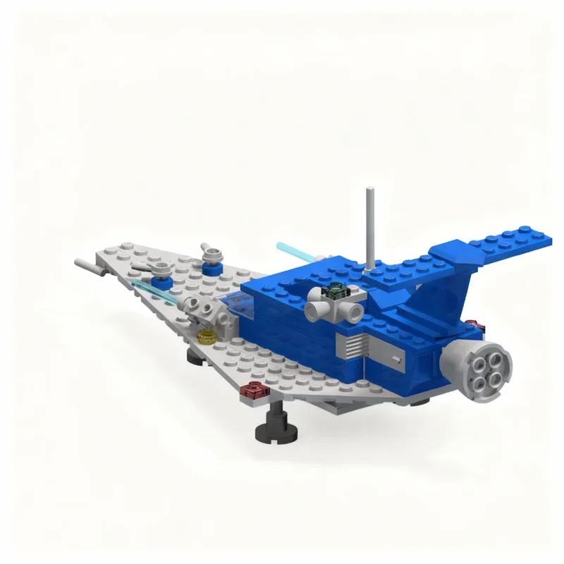 160pcs MOC Gaps Servicing Spacecraft Space Classic Space Model Building Blocks Idea Education Creative Craft Display Art 3D