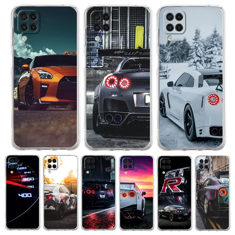 

GTR Sport Car Clear Phone Case For Samsung A03 A13 A23 A33 A53 A73 5G Galaxy A01 A03s A11 A21s A31 A41 A51 A52 A71 M22 M31 Cover