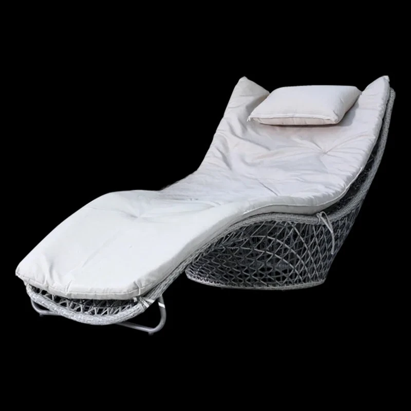 

X-S Outdoor Lounge Leisure Courtyard Outdoor Balcony Recliner Villa Swimming Pool Lying Bed