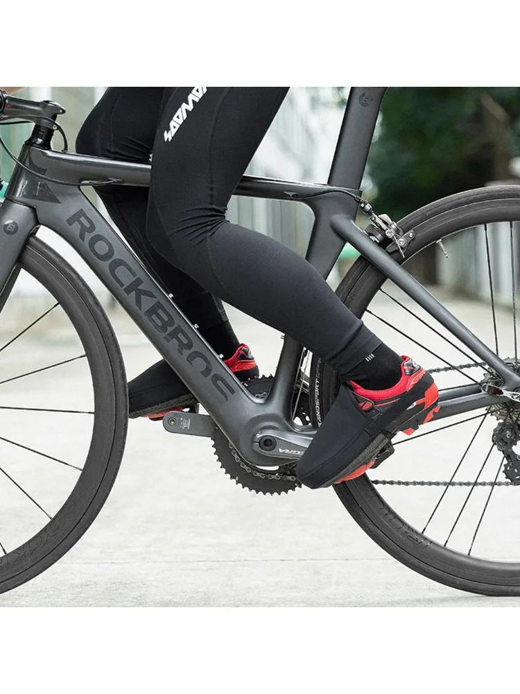 AliExpress Tcare 1Pair Foot Brace Windproof Road Bike Toe Covers Cycling Overshoes Thermal Insulating Road Bicycle Shoe Covers Biking Toe Warmers
