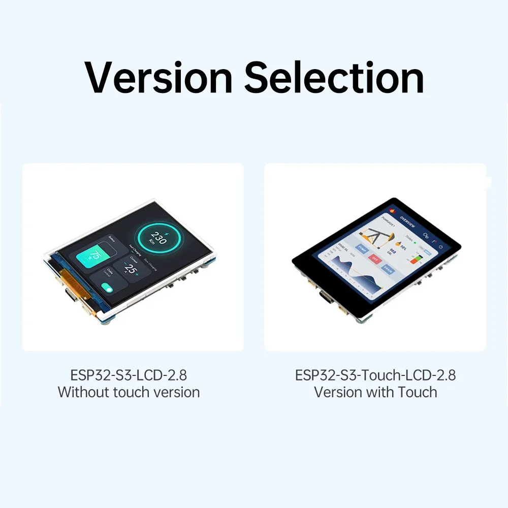 ESP32-S3-Touch-LCD-2.8B with touch 480×640 resolution display IPS capacitive screen WIFI Bluetooth development board Type C