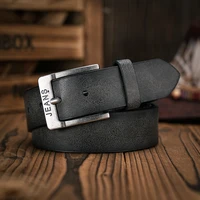 A Men's and Women's Casual Retro Belt Western Style! PU Leather Belt with Metal Buckle, Suitable for Daily Work Wear 3