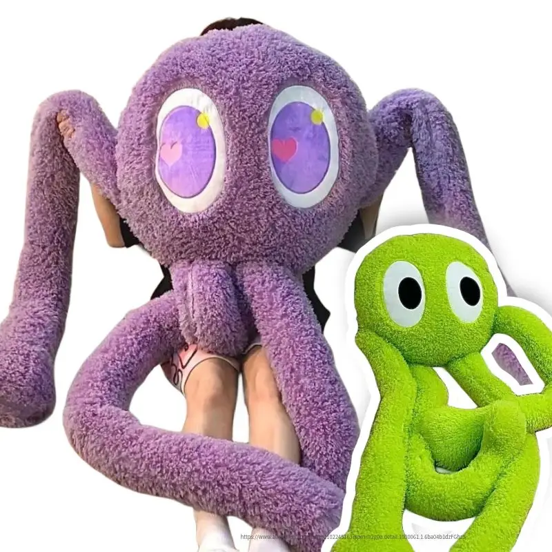 

100-200cm Big Eyes Octopus Doll Giant Plush Toy Long Four Claws Stuffed Underwater Animal Soft Plushie Peluche Boys Girls Gift