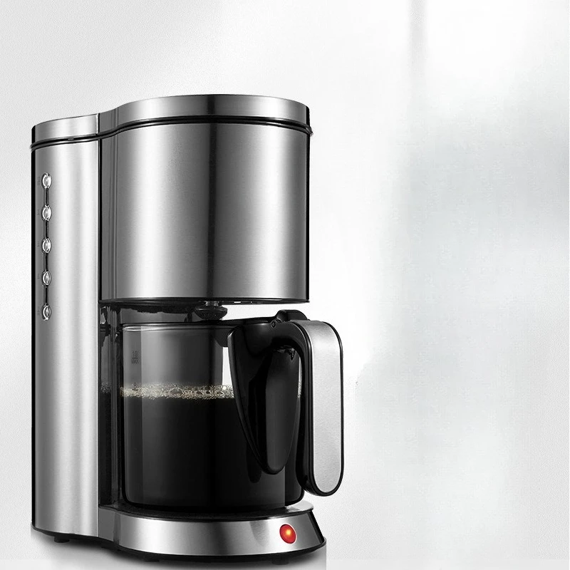 Huishoudelijk Amerikaans koffiezetapparaat, handgemalen koffiepot met druppellekkage en grote capaciteit, volautomatisch, theemaker, theemaker