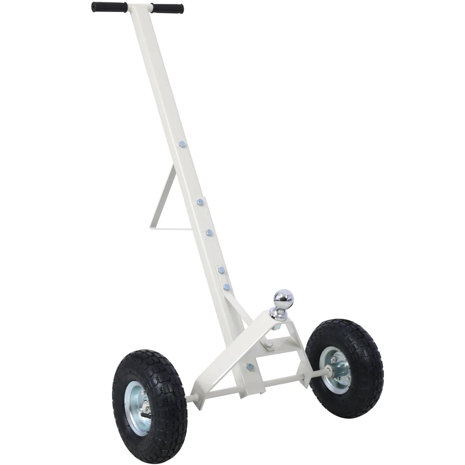 Trailer Dolly with Pneumatic Tires - 600 Lb. Maximum Capacity，gray color