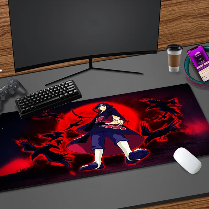 Mouse pad N-Naruto Big rug Gamer Mouse Pads New Keyboard Desk Mouse Mat Carpet Rubber Tapis Souris Gaming Notbook Mousepad