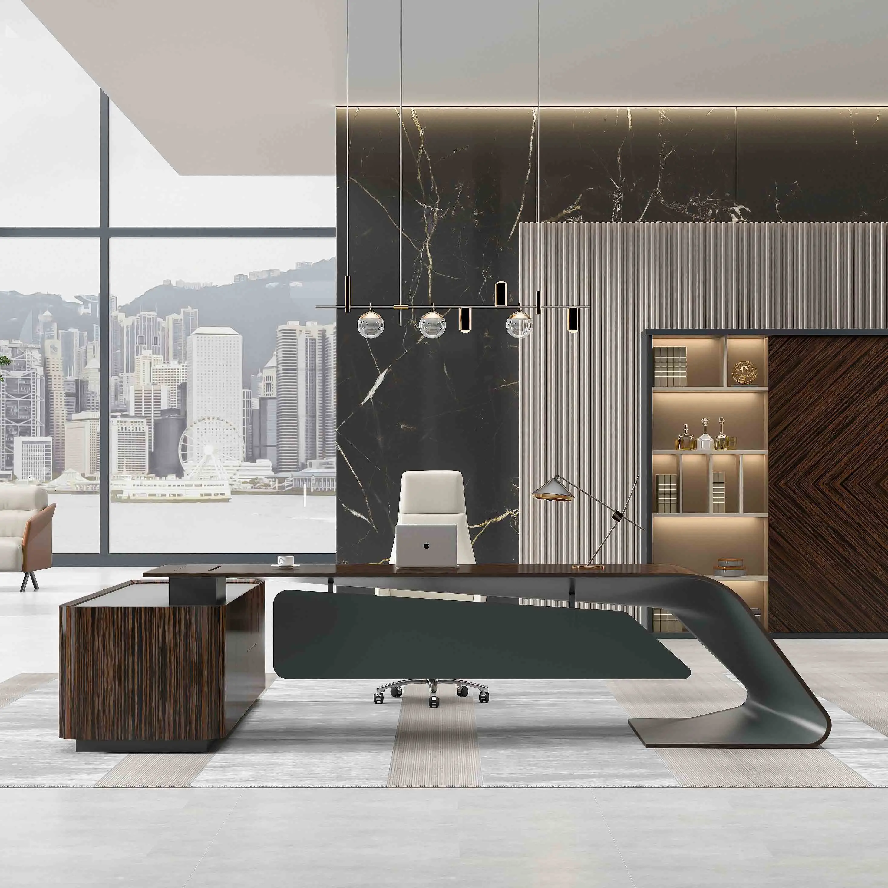 Luxurious Brands Office Desk Modern Design High End Executive Company Office Furniture For Boss