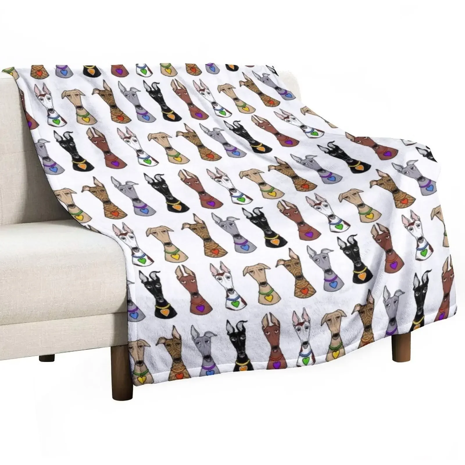 

Shades of Greyhound Throw Blanket Blankets Sofas Of Decoration Heavy Blankets