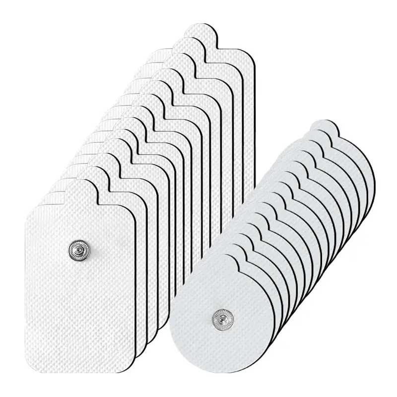 10/20P TENS Unit Electrode Pads Non-woven Fabric Self Adhesive Electrode Patches Reusable for EMS Muscle Stimulator Replacement