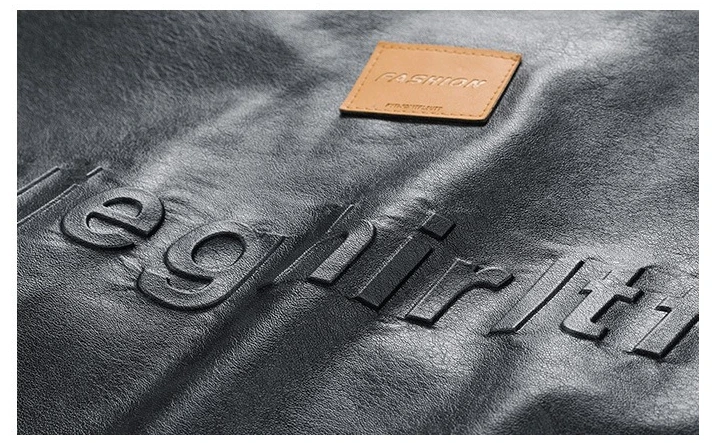 Vintage Leather Jacket Man Spring Autum PU Biker Jacket Windbreaker for Men Streetwear Racing Bomber Jacket Coats Men Clothes