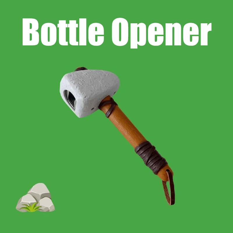 

Portable Beer Bottle Extractor Stone Tool Bottle Opener Creative Pocket Metal Practical Birthday Gift Funny Fun Bottle Opener