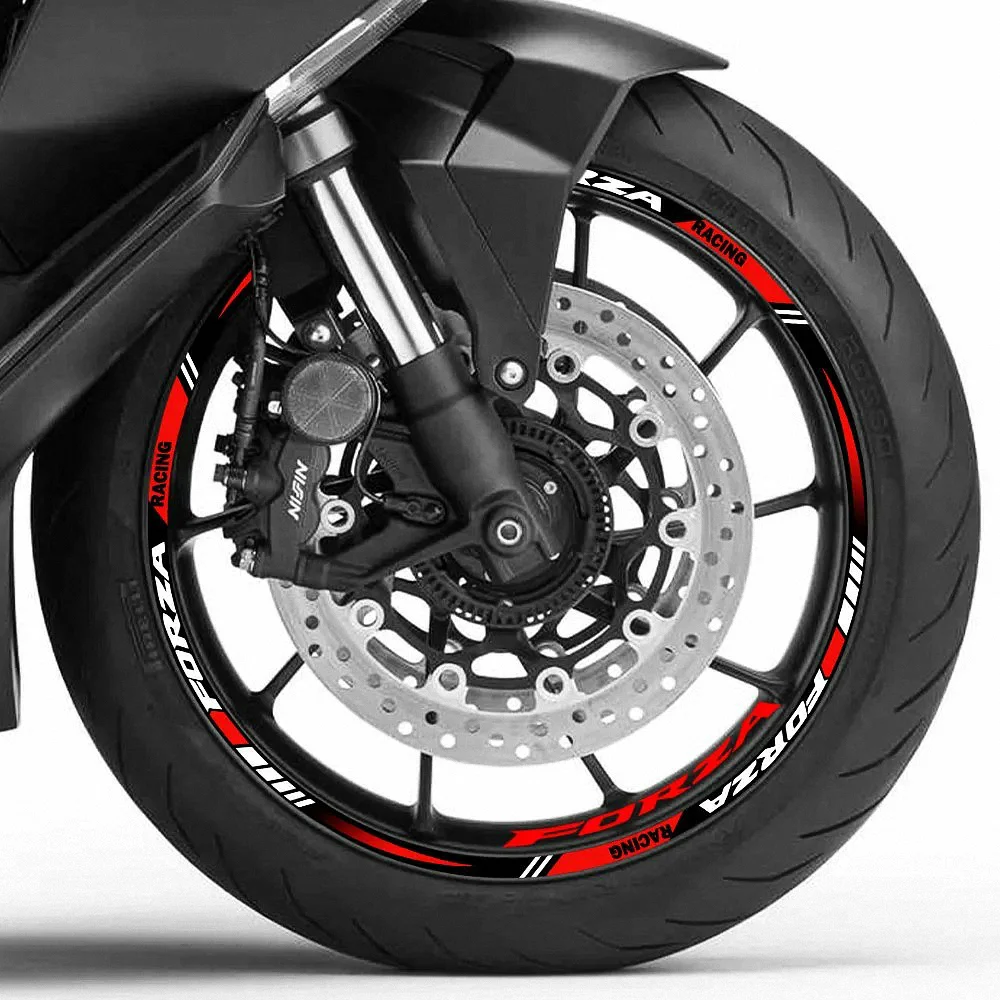 For Honda Forza125 Forza250 Forza300 Forza350 Wheel Stickers Rim Decals Motorcycle Accessories Forza 125 250 300 350 NSS350 2023