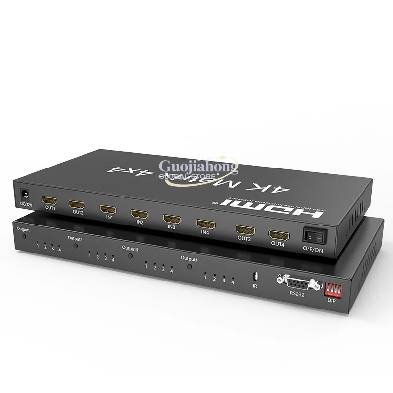 

eKL-414HN 2.0 4K Матричный коммутатор 4 входа/4 выхода с поддержкой 3D