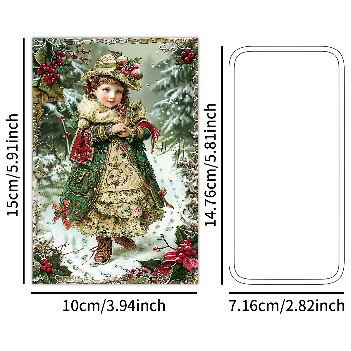 30pcs Vintage Christmas Green  - огляд і ціна Art Craft Village