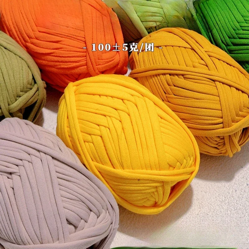 Handmade DIY Woven Slipper Material Yarn with Cloth Strips Hooks and Thread Storage Baskets Seat Cushions Coarse Yarn Balls