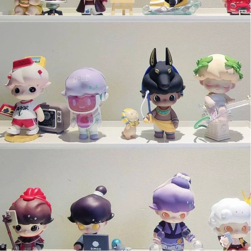 

Genuine New Popmart Dimoo Time Roaming Serie Blind Box Cute Doll Trend Toys Desktop Decoration Mystery Box New Year As Gifts