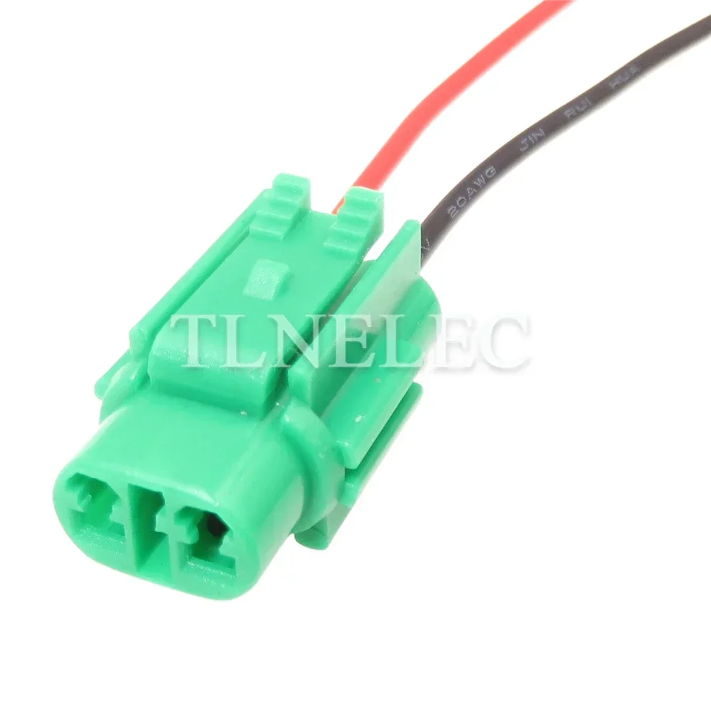 Soket Lampu Belakang Mobil 2 Pin Tertutup dengan Kabel, Konektor Kabel Mobil Untuk Toyota 6180-2591