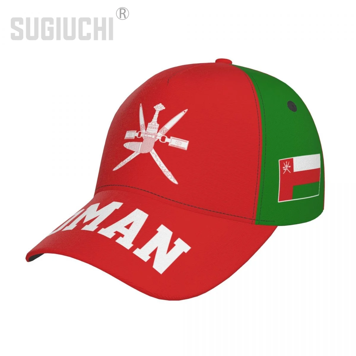 Unisex Oman Flag Omanis Adult Baseball Cap Patriotic Hat for Baseball Soccer Fans Men Women