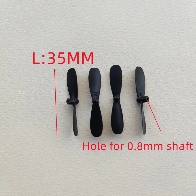 Main Blades 35mm 3.5cm 0.8mm Hole Props Propellers Fans For D1 Mini R/C Drone Quadcopter Model Toys Spare Parts Accesories