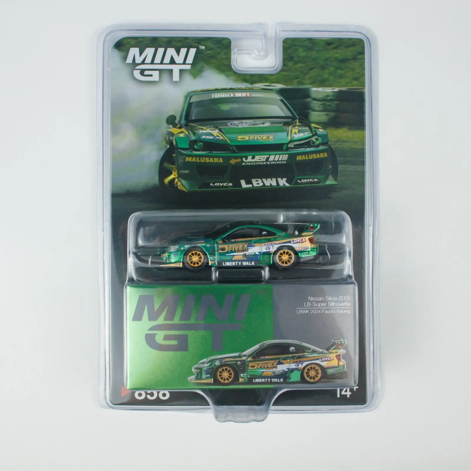 ميني جي تي 1:64 858 نيسان LB S15 سيلفيا نموذج سيارة مصنوع من خليط معدني #2