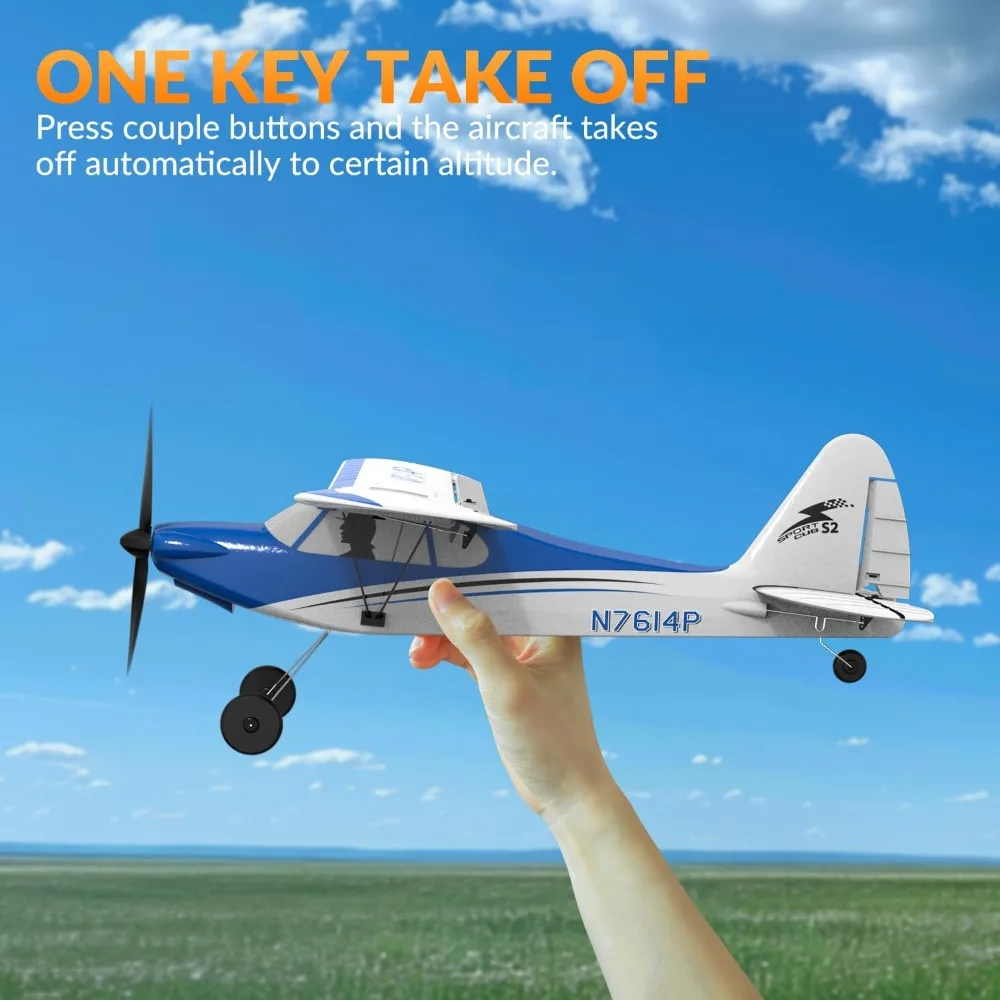 RC Airplane Sport Cub 4CH with Prop Saver, 6-Axis Gyro, 3 Flight Modes