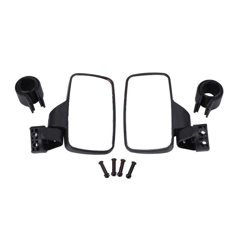 2Pcs UTV Rearview Side Mirrors with 1.75\