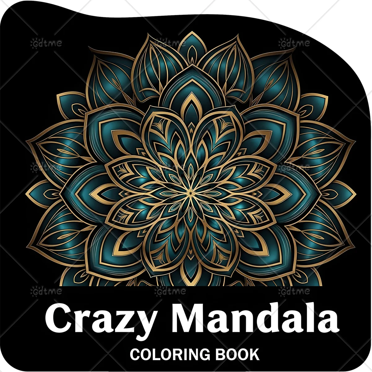 Crazy Mandala Coloring Book for Adults Cute Cozy Daily Activities Irregular Patterns for Relaxation (Cozy Spaces Coloring)