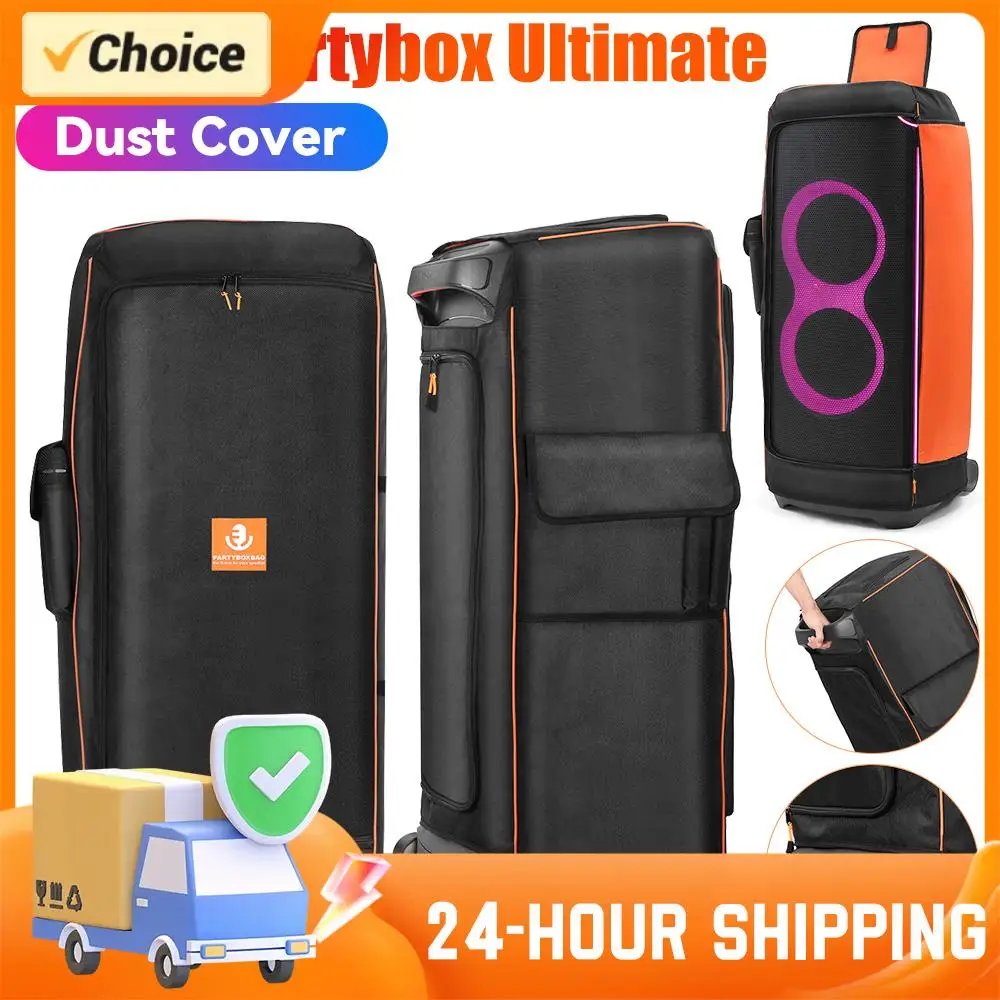 

Многофункциональный водонепроницаемый чехол для динамика JBL Partybox Ultimate с карманом для хранения, пылезащитная защитная сумка большой емкости