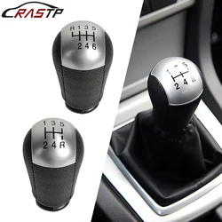 RASTP-5/6 Speed Car MT Gear Stick Shift Knob For Ford Focus Mondeo MK3 S-MAX C-MAX Mustang Galaxy Fiesta MK6 Transit RS-SFN151