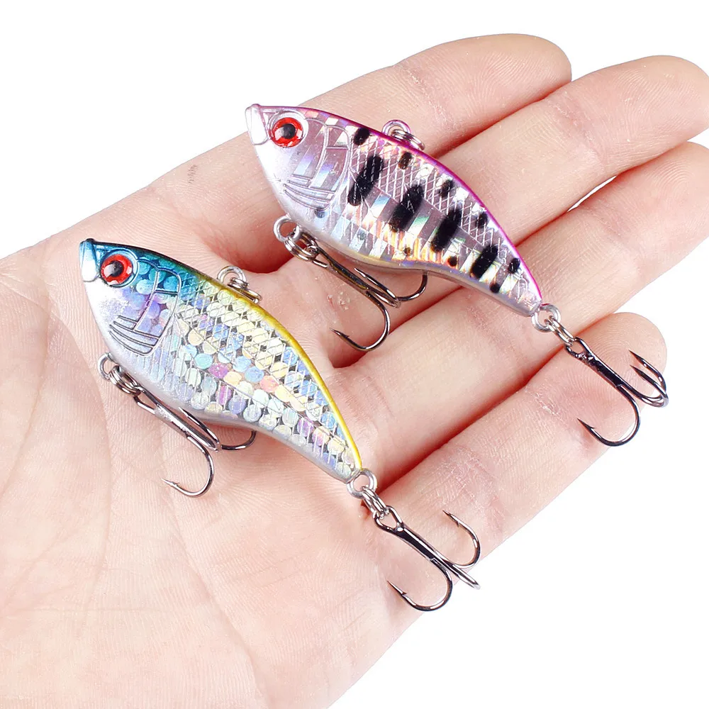 Lure Lure Ring Beads VIB Bait 5cm/14.5G Laser Tossing Plastic Hard Bait Bionic Lure Fishing Gear Wholesale image 4