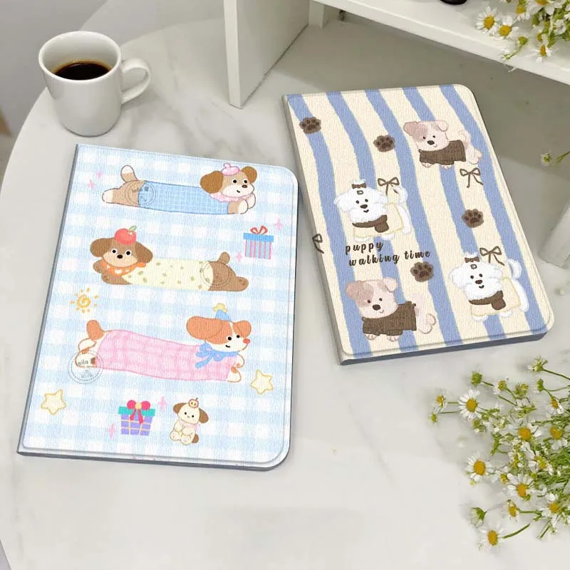 

Cartoon Dog Blue Banner Cartoon Tablet Case For Legion Xiaoxin Pad Y700 K10 M10 P11 K11 Pro Plus 10.6 11.5 Inch 2021 2023 2025
