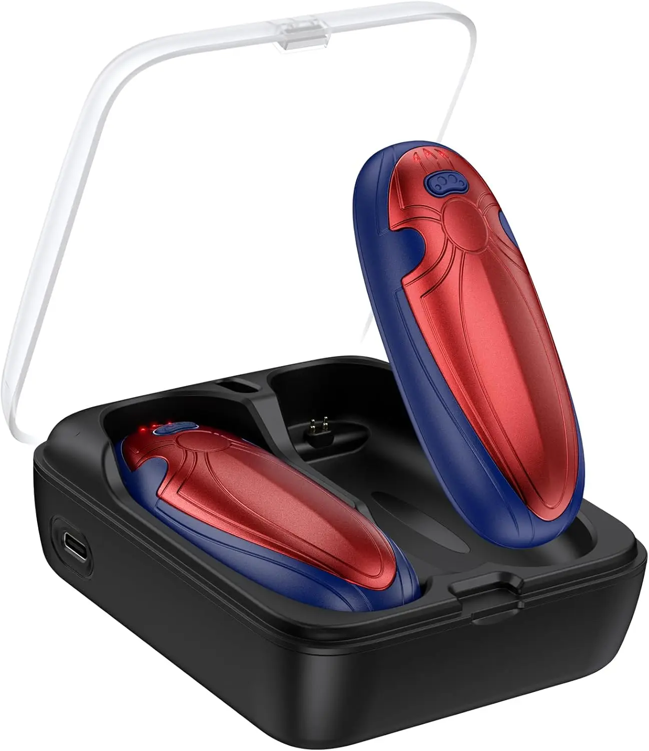 

Перезаряжаемые грелки для рук (2 шт.) с зарядным чехлом, магнитный портативный обогреватель 2-в-1 для активного отдыха на природе