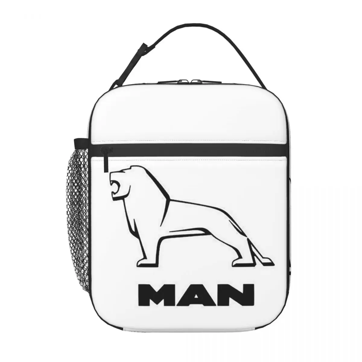 Man Truck Bus Dual-use Logo Insulated Lunch Bag for Women Children Leakproof Food Boxes Thermal Lunch Box Tote