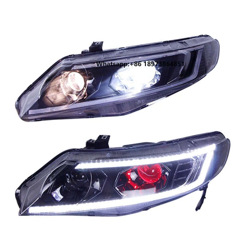 

For Honda for Civic 2006-2011 LED Headlights with DRL Halogen & Xenon Accessories for 8th FA Gen Car IX