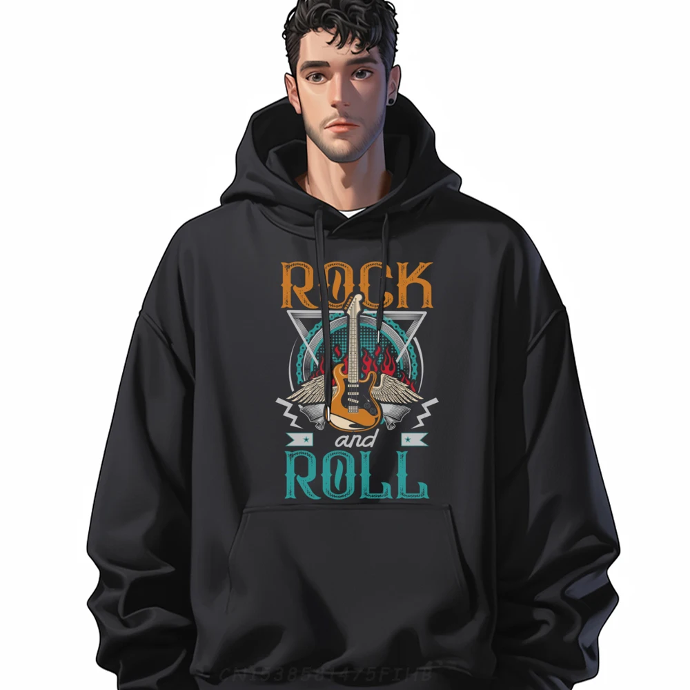 

Female Funny Printed Hoodies O Neck Fashion Long Sleeve Vintage Retro 80s Rock Roll Coat Comfortable Sweatshirt
