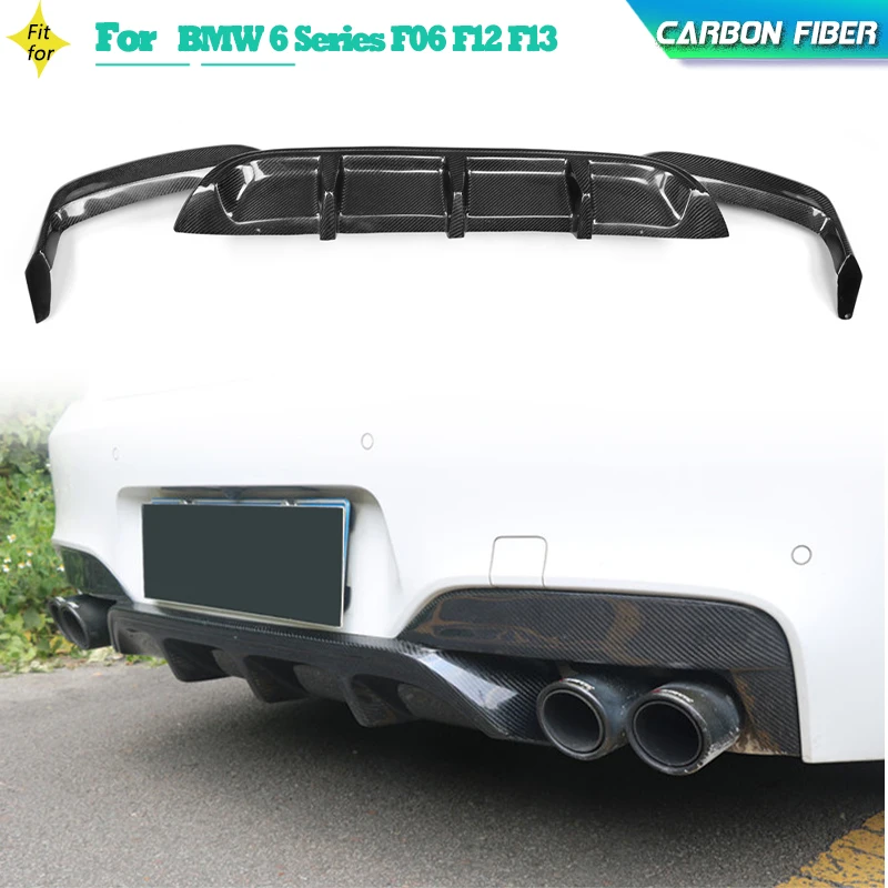 

Carbon Fiber Rear Bumper Diffuser Lip For BMW 6 Series F06 F12 F13 M Sport M6 2012-2016 Convertible 640i 650i Rear Diffuser Lip