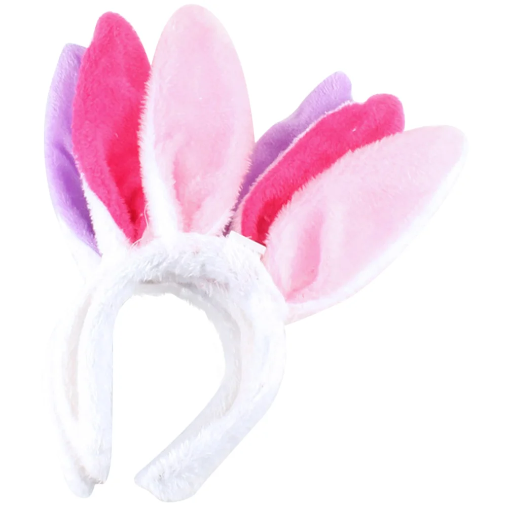 

3 Pcs Glowing Bunny Ears Girls Accessories Headbands Hair Party Ties Luminous Hoop Shine