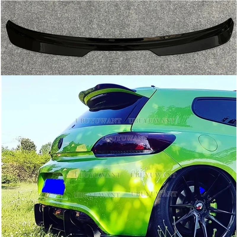 Car Rear Roof Spoiler Wing For Volkswagen Scirocco Standard 2008-2017 （Only For R and R-Line） Rear Trunk Roof Wing Spoiler Lip